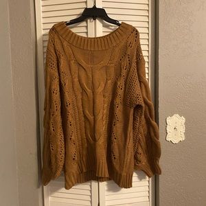 Caramel Knit Sweater